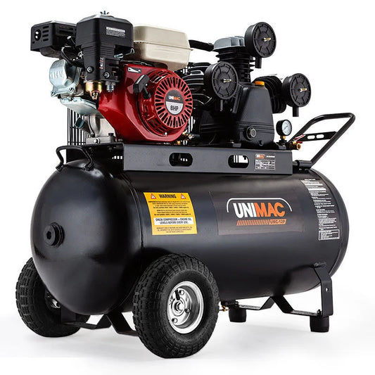UNIMAC 8HP Air Compressor 115PSI 120L Petrol Powered