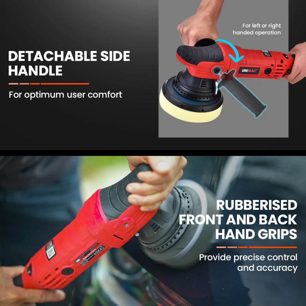 UNIMAC Electric Car Polisher Buffer Dual Action Orbital