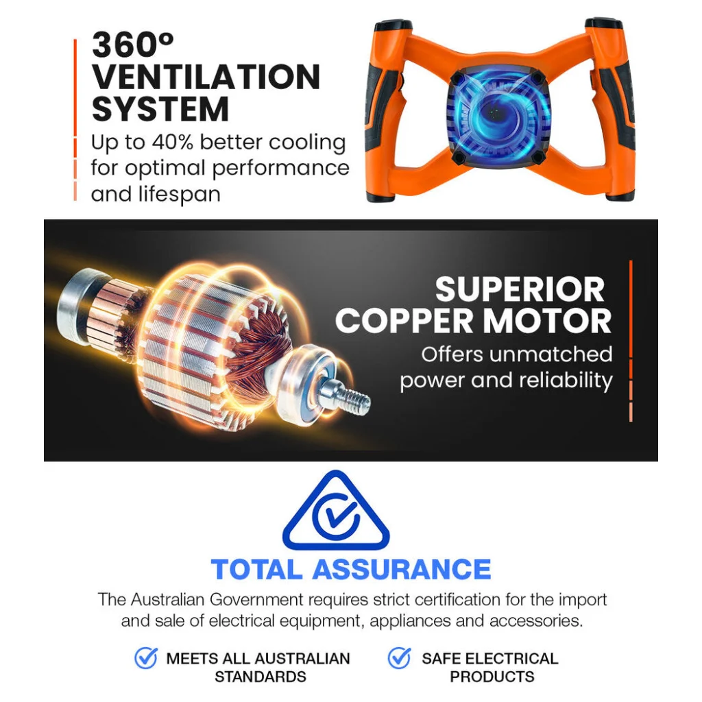UNIMAC Mixer Stirrer Drywall Mortar Plaster Cement Render