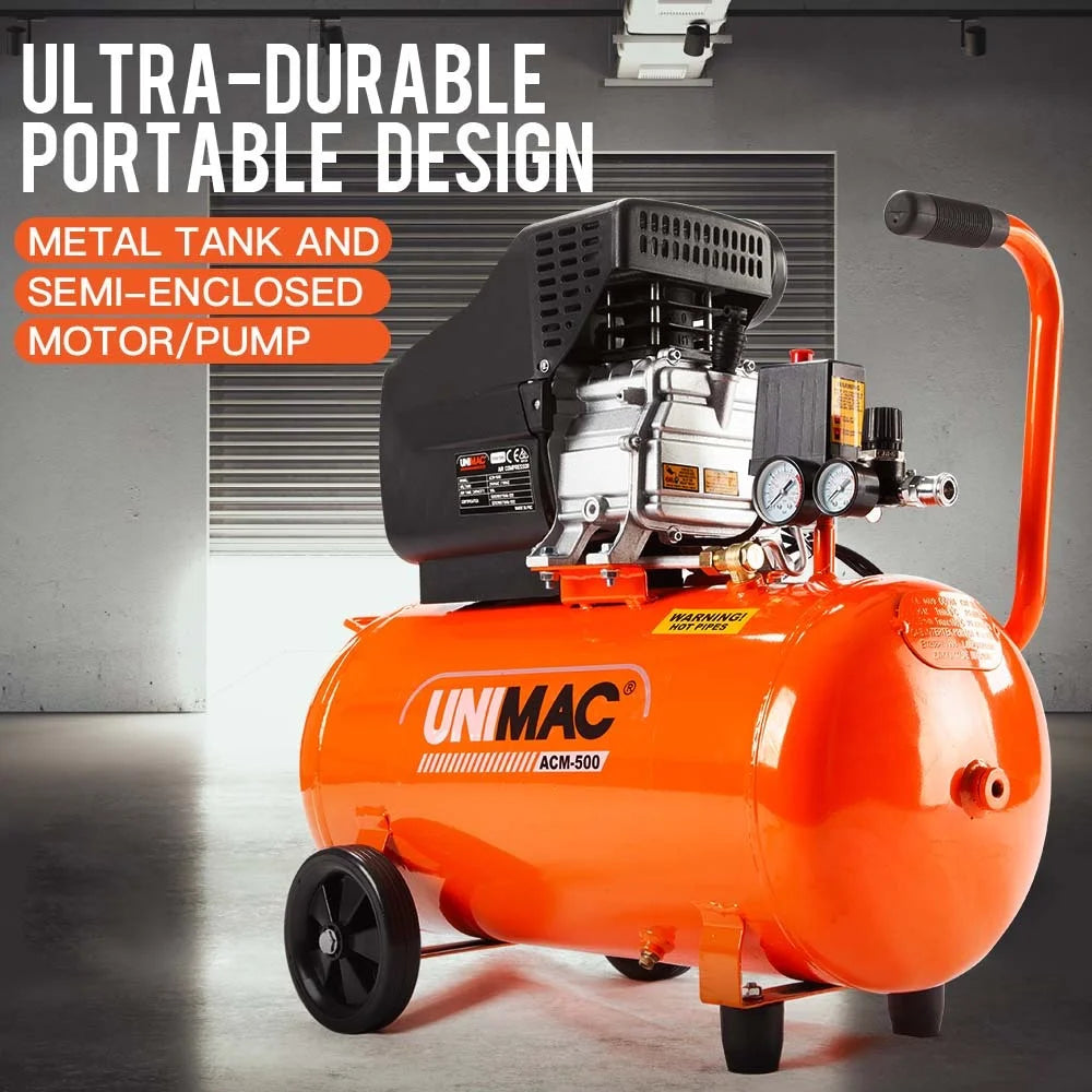 UNIMAC Portable Electric Air Compressor 50L 3HP Direct