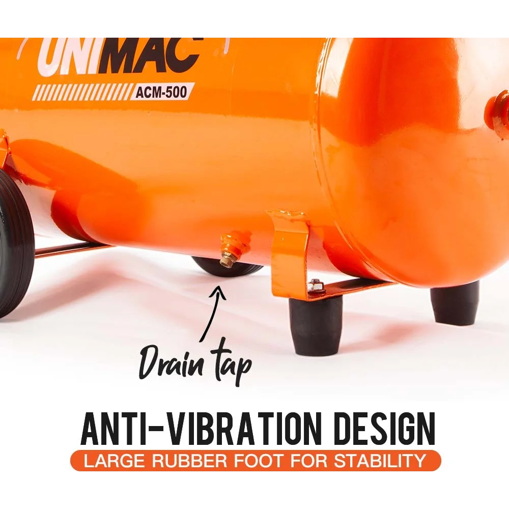 UNIMAC Portable Electric Air Compressor 50L 3HP Direct