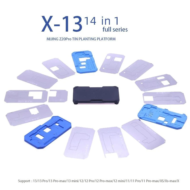 Universal 14-In-1 Motherboard Reballing Platform For Iphone X And 13 / 14 Pro Max-1915198062737887233