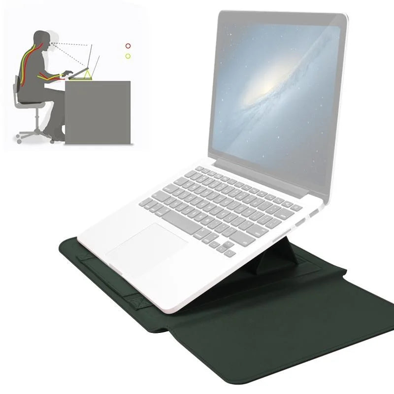 Universal 4-In-1 Laptop Bag Set Waterproof Pu Leather