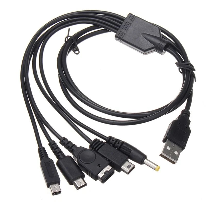 Universal 5-In-1 Usb Charger For Wii U 3Ds Nds Psp-1915198051509735429