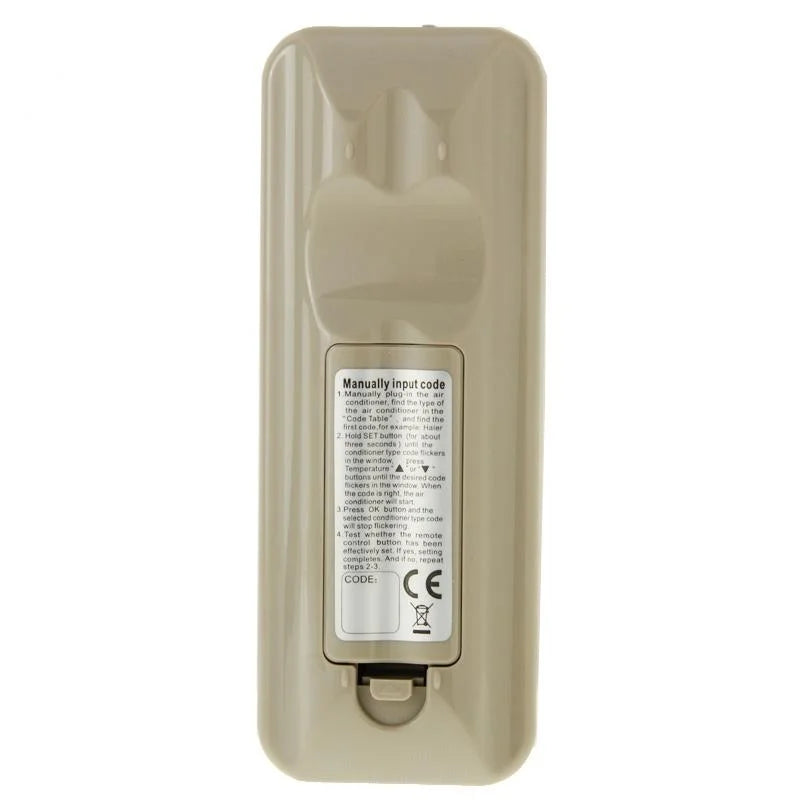 Universal A / C Remote Controller With Flashlight - 1000 Functions - White-1915198275288436740