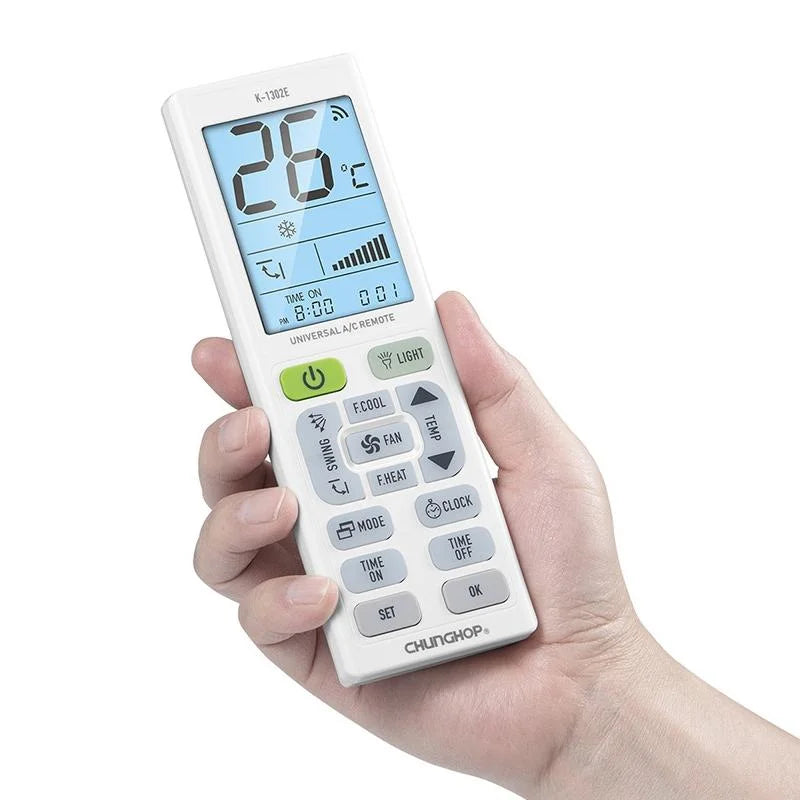 Universal Air Conditioner Remote Control With Large Screen And Night Light-1915197917027766275