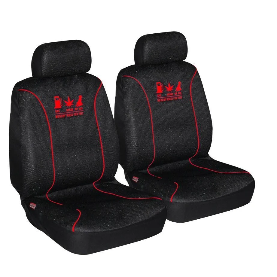 Universal Airbag Front Seat Cover 60/25 Nobody Rides