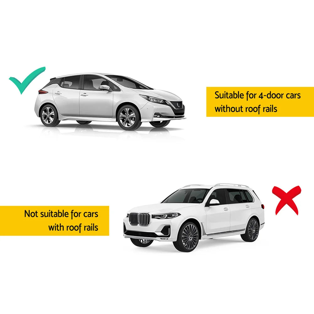 Universal Car Roof Rack 100cm 75kgs Load Cross Bars