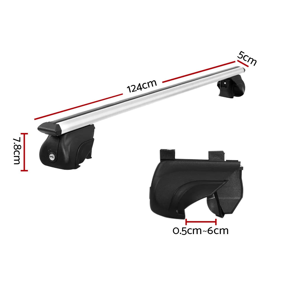 Universal Car Roof Rack 1240mm Upgraded Holder Cross Bars