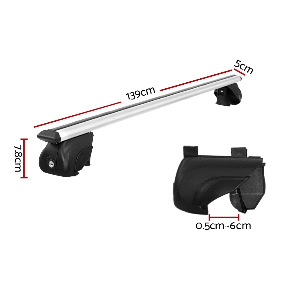 Universal Car Roof Rack 1390mm Upgraded Holder Cross Bars