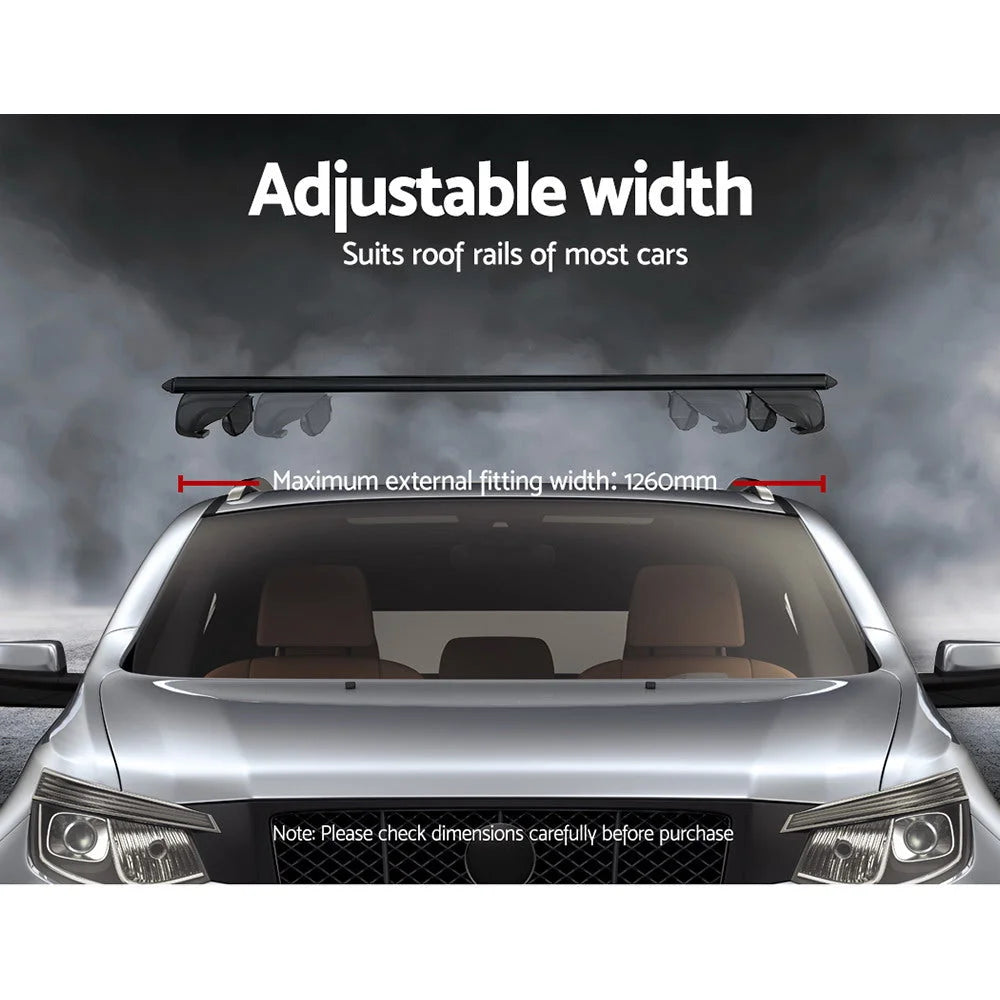 Universal Car Roof Rack Aluminium Cross Bars 135cm