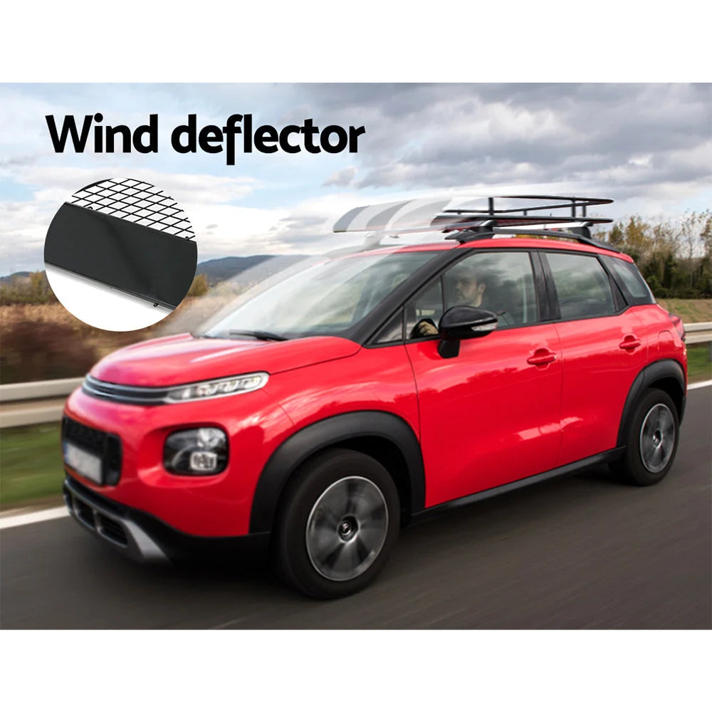 Universal Car Roof Rack Basket Luggage Cargo Carrier 123cm