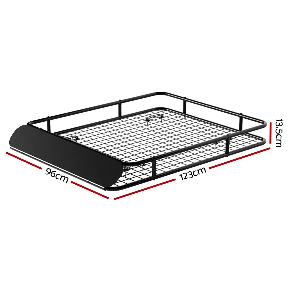 Universal Car Roof Rack Basket Luggage Cargo Carrier 123cm