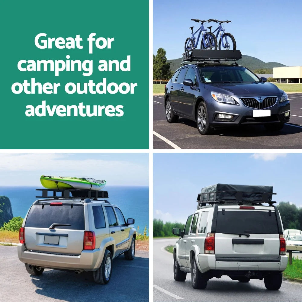Universal Car Roof Rack Basket Luggage Vehicle Cargo