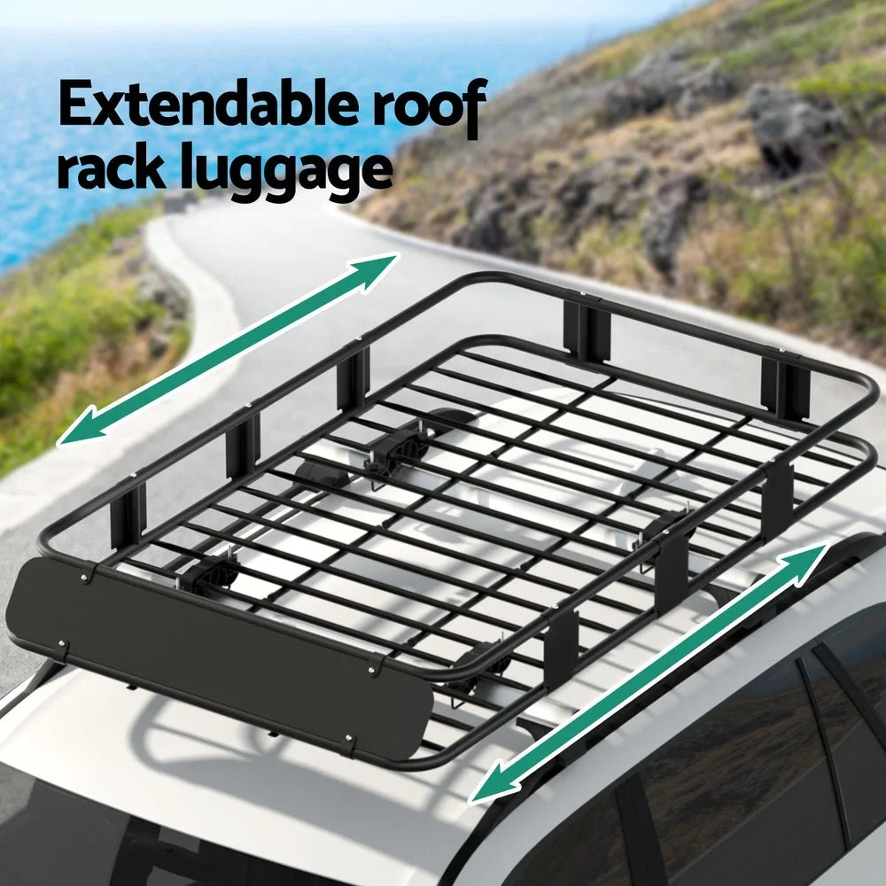 Universal Car Roof Rack Basket Luggage Vehicle Cargo