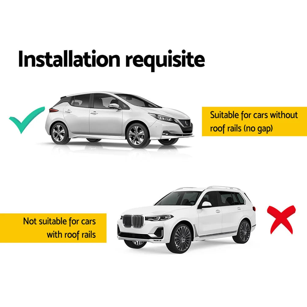 Universal Car Roof Racks Pod Aluminium Cross Bars Brackets