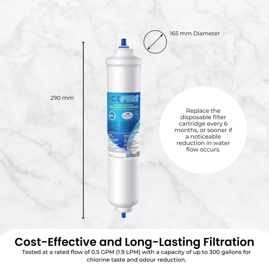 Universal External Fridge Water Filter Cartridge