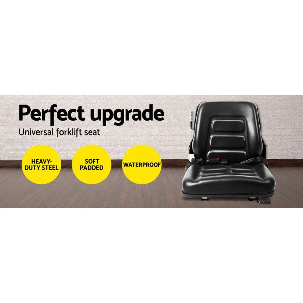 Universal Forklift/Tractor Seat Excavator Truck Leather