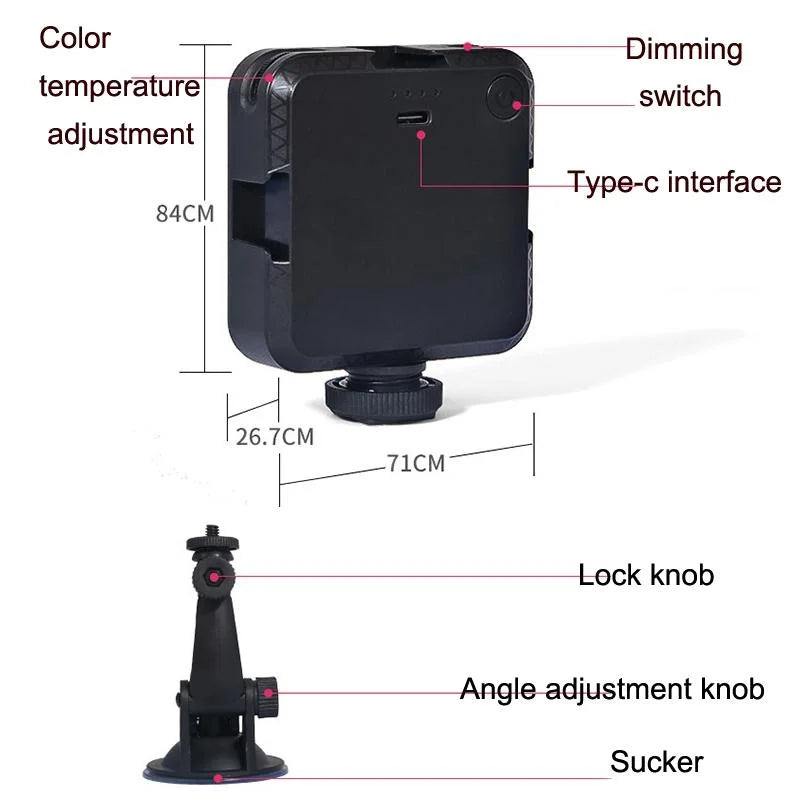 Universal Live Photography Light for Video Conferencing