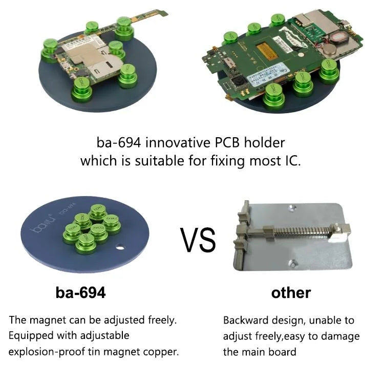 Universal Magnetic Pcb Fixture For Ic Maintenance And Repair-1915197923231141893
