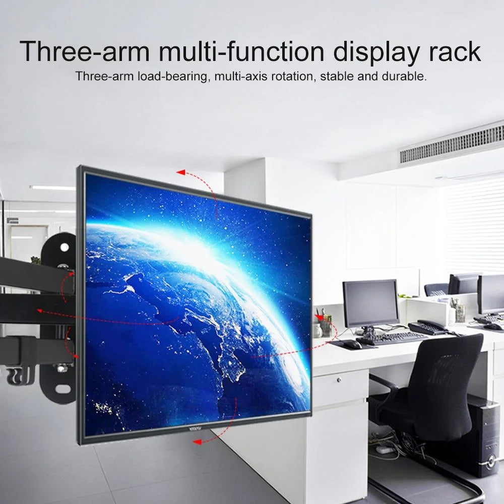 Universal Rotatable Retractable Monitor Wall Mount - 14-27