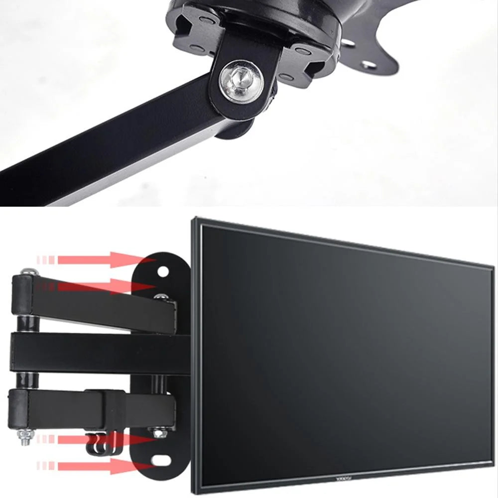 Universal Rotatable Retractable Monitor Wall Mount - 14-27