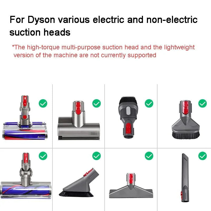 Universal Vacuum Suction Head Adapter with Led Light