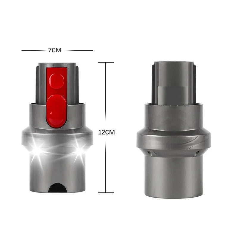 Universal Vacuum Suction Head Adapter with Led Light