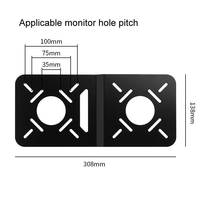 Universal Vesa Mount for Computer Monitor Router and Tablet