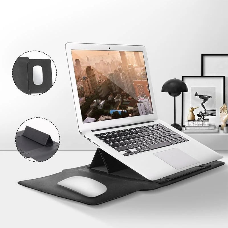 Universal Waterproof Laptop Bag Set With Handle Stand Pen