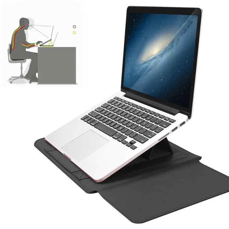 Universal Waterproof Laptop Bag Set With Handle Stand Pen