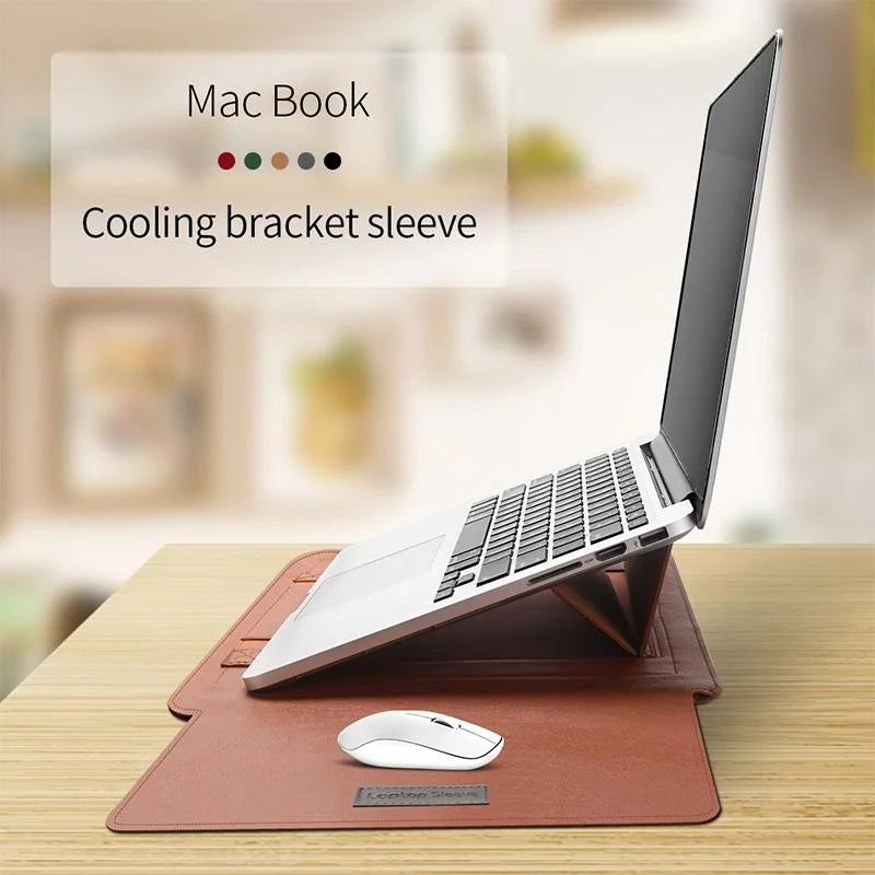 Universal Waterproof Laptop Bag Set With Handle Stand Pen