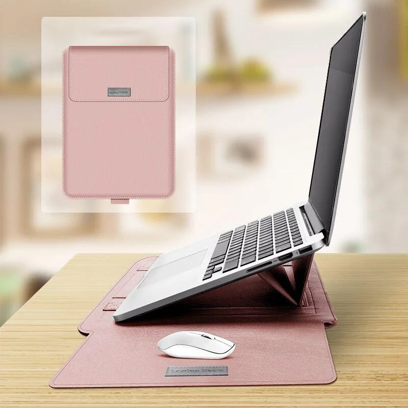 Universal Waterproof Laptop Bag Set With Handle Stand Pen