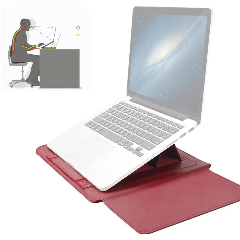 Universal Waterproof Laptop Bag Set With Handle Stand Pen
