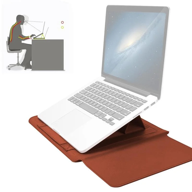 Universal Waterproof Laptop Bag Set With Handle Stand Pen