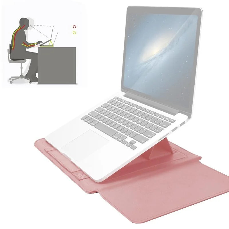 Universal Waterproof Laptop Bag Set With Handle Stand Pen