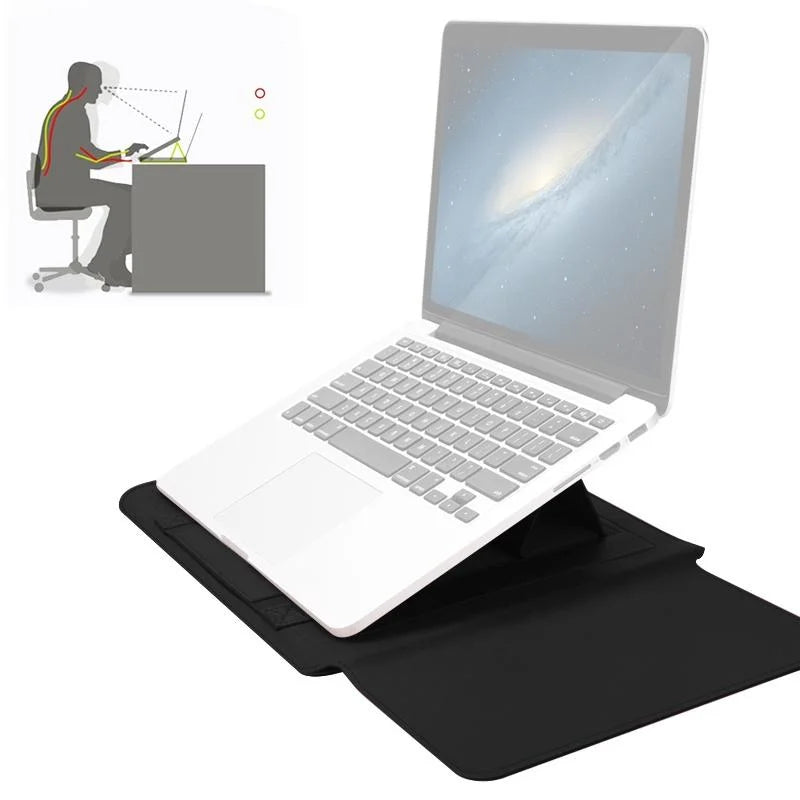 Universal Waterproof Laptop Bag Set With Handle Stand Pen