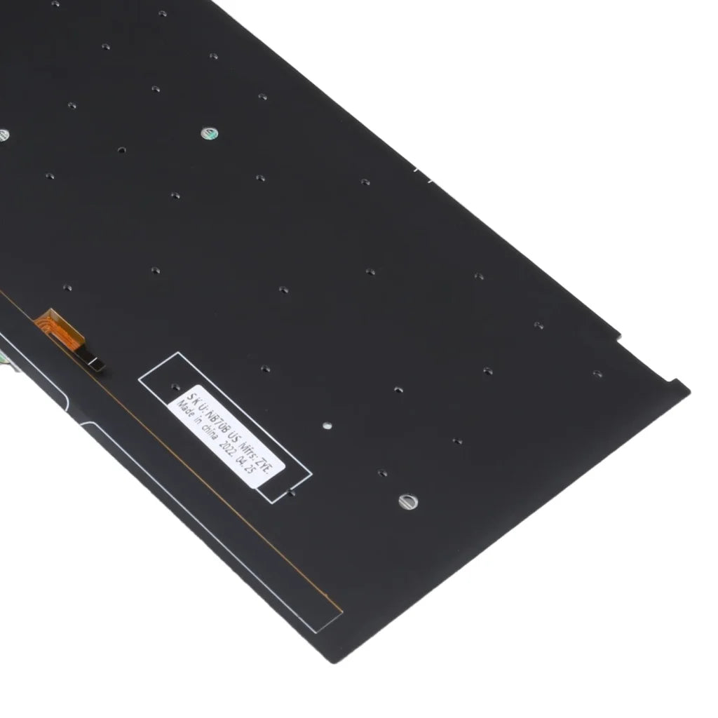Us Keyboard With Backlight For Asus Vivobook silver 894