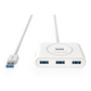 USB 3.0 4-Port Hub - White 1M (20283) - USB Gadgets