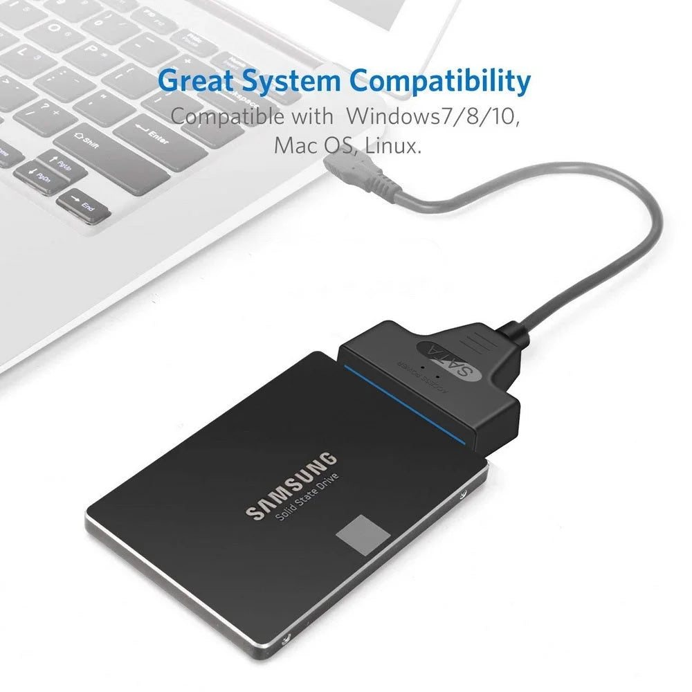 USB 3.0 to SATA Adapter Cable for 2.5’’ SSD/HDD (SA128)