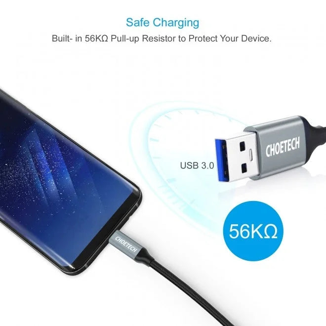 USB 3.0 Type-A to Type-C Cable AC0007-102GY - 2M
