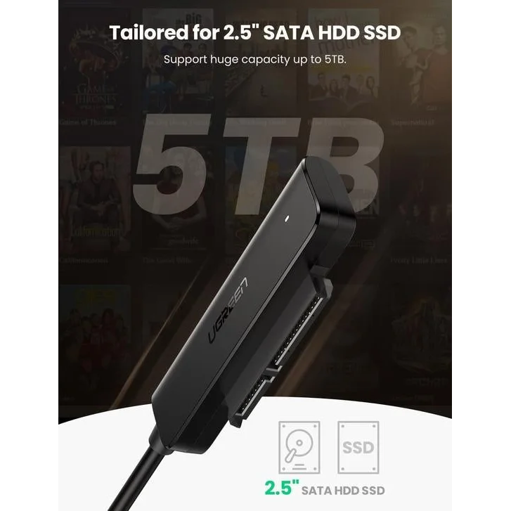 USB-A to 2.5-Inch SATA Converter 50CM (70609)