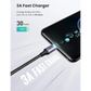 USB-C 2.0 to Angle USB-C Cable 3M - Black (80714)
