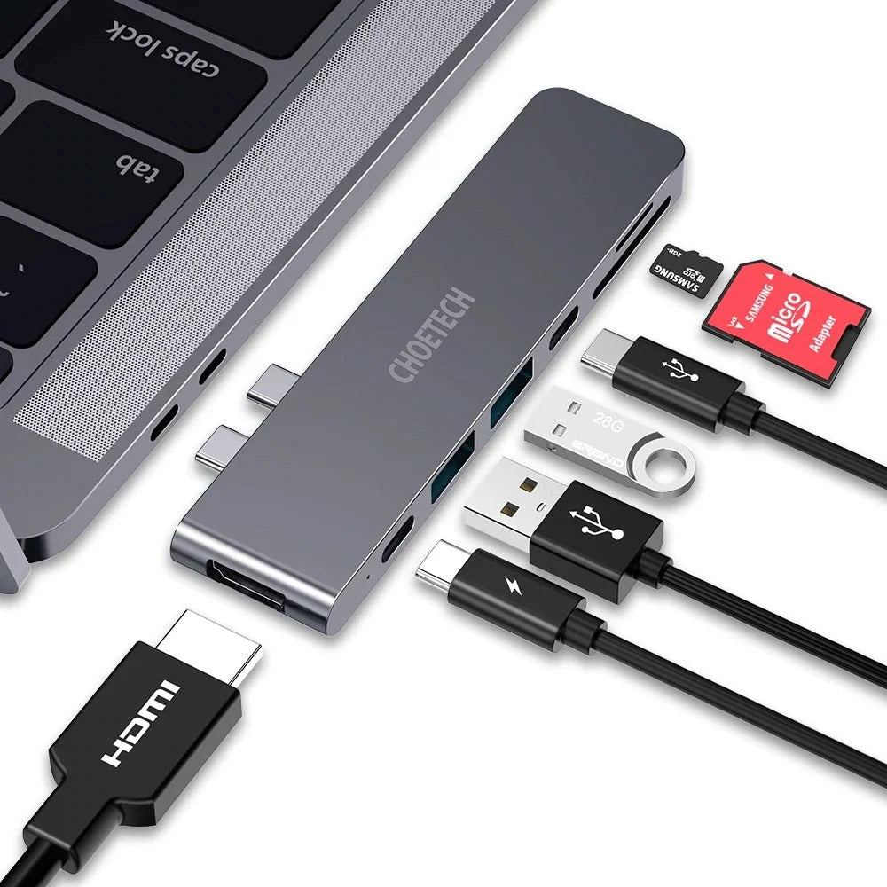 USB-C 7-in-1 Expand Docking Station Hub for MacBook Pro