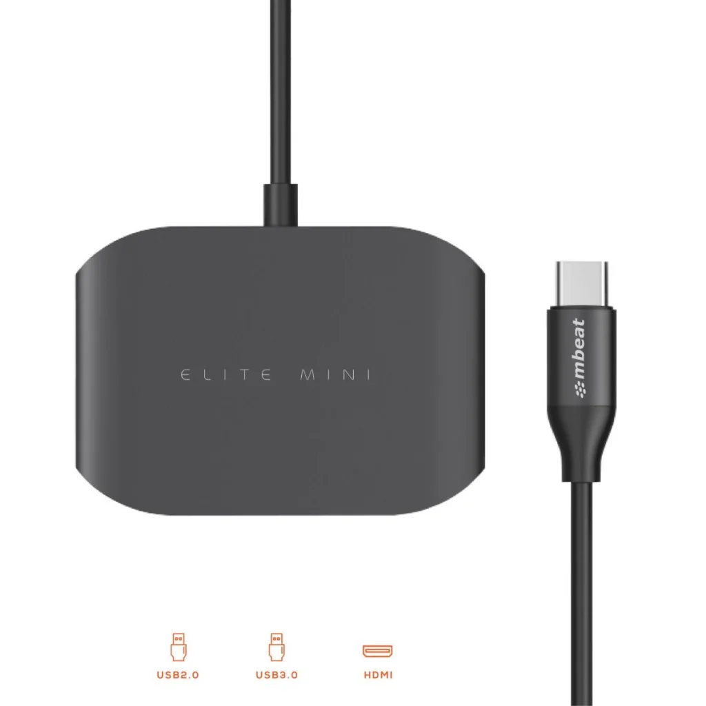 USB-C Multi-Port Adapter (HDMI + USB 3.0 + USB 2.0) - Space