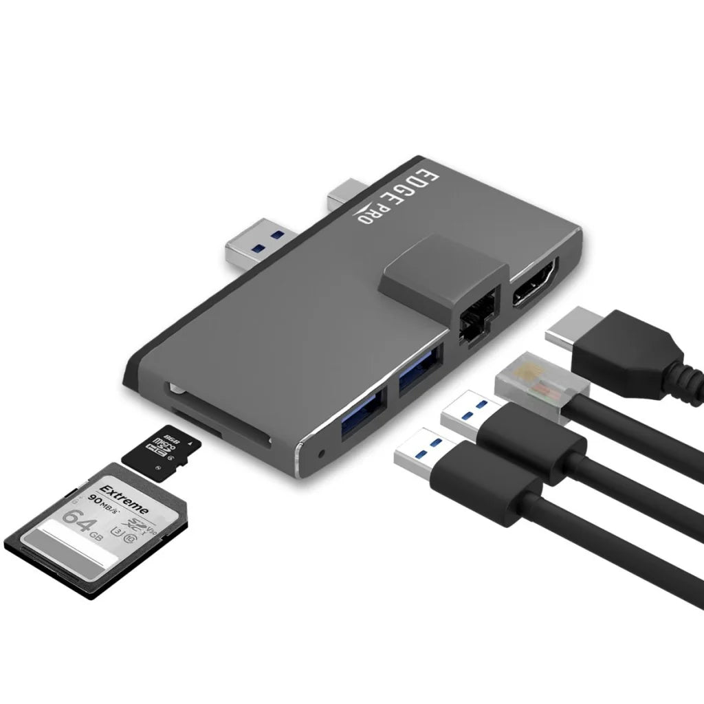 USB-C Multifunction Hub with LAN for Microsoft Surface Pro