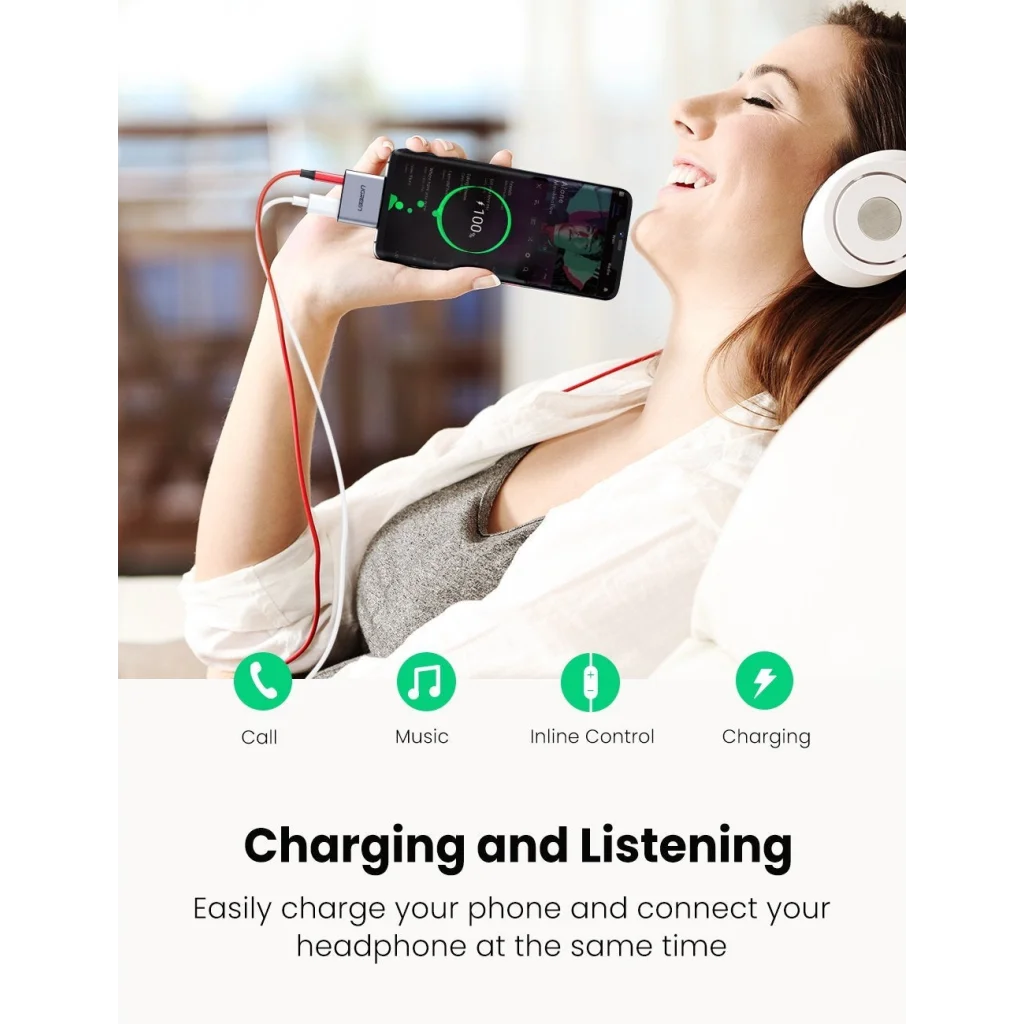 USB-C to C and 3.5mm Adapter 2-in-1 - 70312