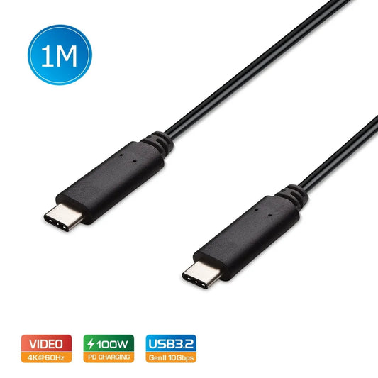 USB-C to USB-C Cable CA512 USB 3.2 Gen2 10Gbps 5A 100W PD