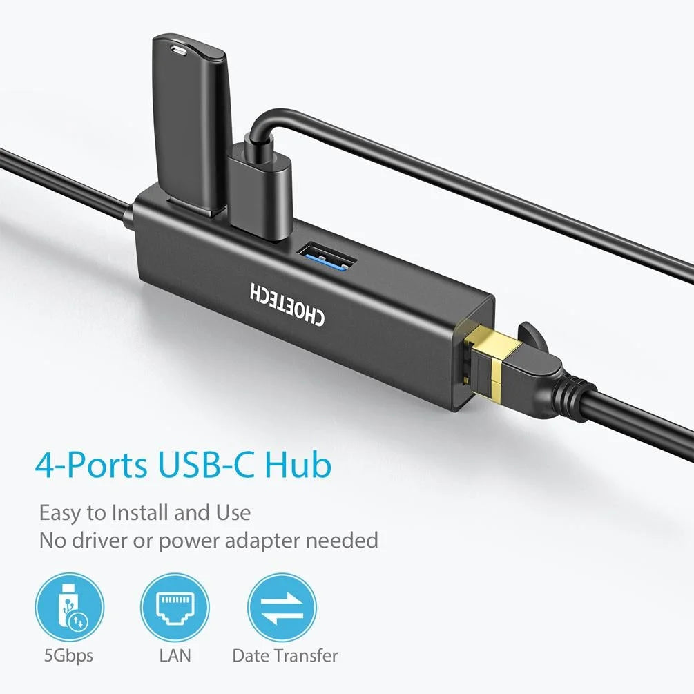 USB-C to Ethernet Hub CHOETECH HUB-U02