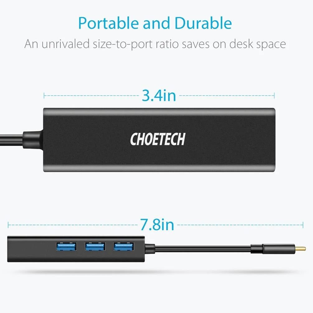 USB-C to Ethernet Hub CHOETECH HUB-U02